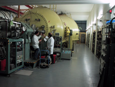 The 12 MV-tandem accelerator has a history of 45 years of successful operation