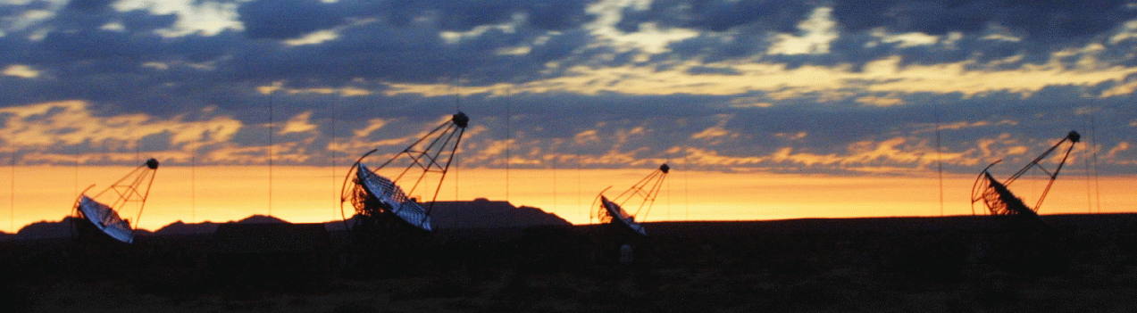 Photographie des telescopes H.E.S.S.