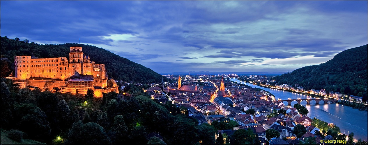 Heidelberg panoramic view