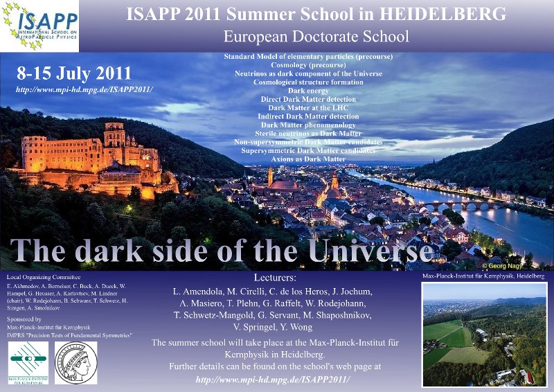 ISAPP 2011 MPIK Heidelberg poster